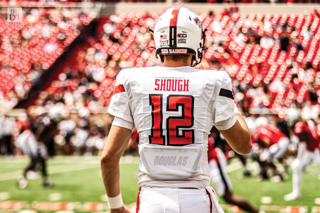 Tyler Shough waits on the sideline